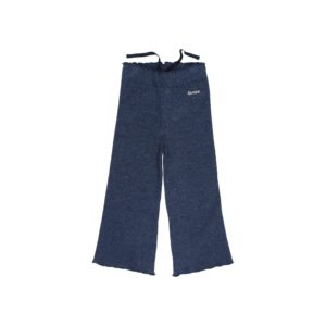 Pantalón Waffle Wide Navy Búho