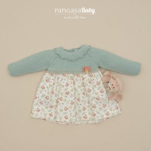 Vestido Ardilla Verde Empolvado Pangasa