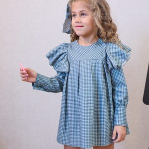 Vestido Cuadros Petit y Flower La Martinica
