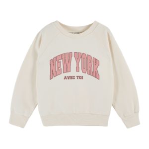 Sudadera Écru New York Emile et Ida