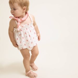 Top Strawberry Cream Pink Bebe Buho