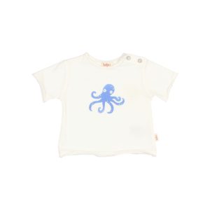 Camiseta Pulpo White Bebe Buho