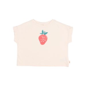 Camiseta Fresa Cream Pink Búho
