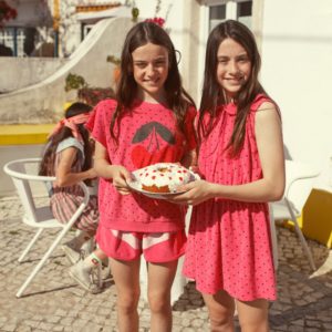 Vestido Collar Rosa Topos PiuPiuChick