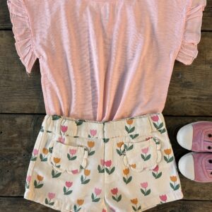 Camiseta Macaron Volantes Emile et Ida