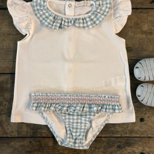 Camiseta Niña Cuello Vichy Martin Aranda