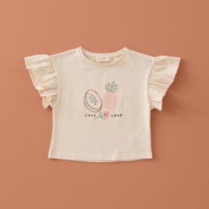 Camiseta Volantito Piña Mi Canesu