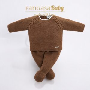Primera Puesta Cuello Liso Marrón Pangasa