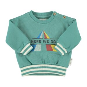 Sudadera Bebé Verde Here We Go Piupiuchick