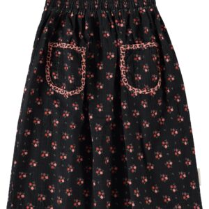 Falda Larga Negra Florecitas Piupiuchick