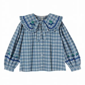 Blusa Vichy Azul Emile Et Ida