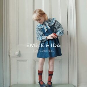 Vestido Denim Flor Bordada Emile Et Ida