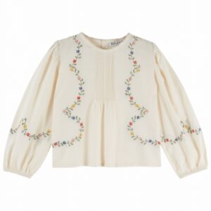 Blusa Ecru Punto De Cruz Emile Et Ida