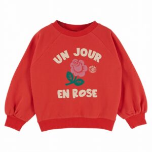 Sudadera Roja Un Jour En Rose Emile Et Ida