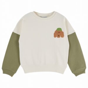 Sudadera Ecru Pistacho Emile Et Ida