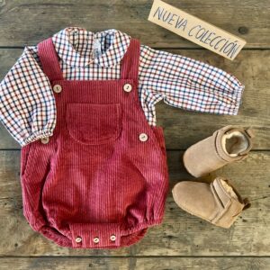 Conjunto Bebé Ranita Tom Camisa Cuadros Tartaleta