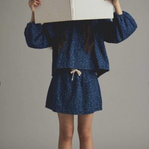 Falda Brunak Print Denim Cozmo