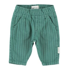 Pantalón Verde Rayas Bebé Piupiuchick