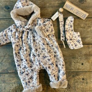 Buzo Joe Flor Azul Cotton Little Things