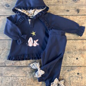 Conjunto Sudadera Niña Pantalón Castaña La Martinica