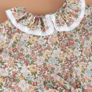 Camisa Cuello Volante Liberty Honey Dew Mi Canesu
